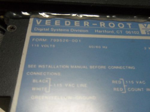 (L26-2) 1 NEW VEEDER ROOT 799526-001 TOTALIZER