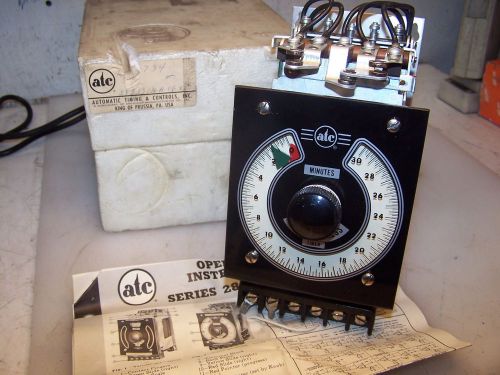 NEW ATC 0-30 MIN ELECTRO-MECHANICAL TIMER TYPE 2871B016A06XX  115 VAC