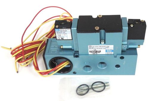 NEW MAC 82A-FA-CKA-TM-DAA5-1DA VALVE W/ TM-DAAP-1DA SOLENOIDS 6.4 WATTS