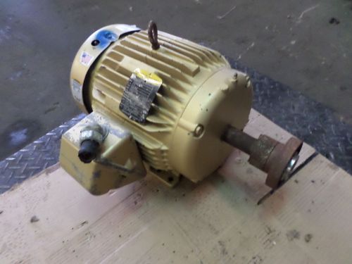 BALDOR SUPER-E MOTOR CAT#EM3774T 10HP 230/460V 1760RPM 215T:FR PH3 USED