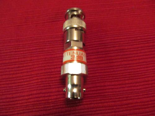 New 3dB Attenuator BNC Connector 50 Ohm 1/2 watt LOT of 4