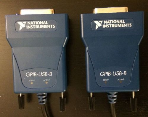 National instruments gpib-usb-b tektronix bundled with 3 bnc cables for sale