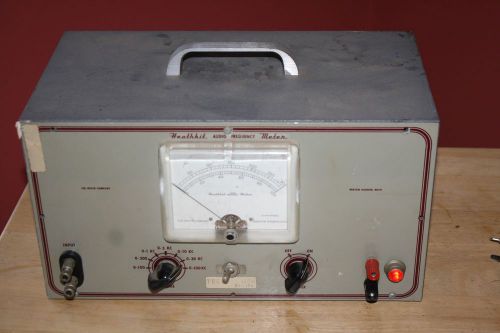 HEATHKIT AUDIO FREQUENCY METER - WORKING