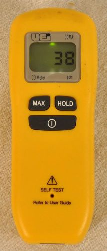 Uei test instruments co71a carbon monoxide detector - no reserve &amp; free shipping for sale