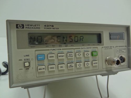 HP 437B SINGLE CHANNEL PROGRAMMABLE POWER METER