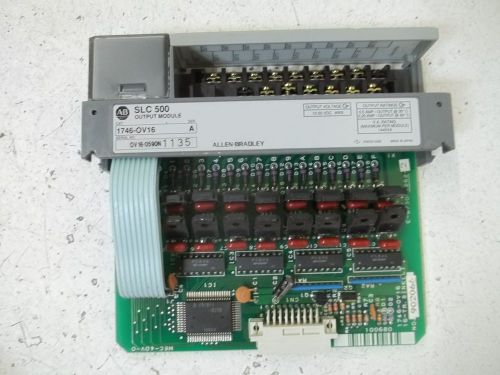 ALLEN BRADLEY 1746-OV16 SER.A OUTPUT MODULE *USED*