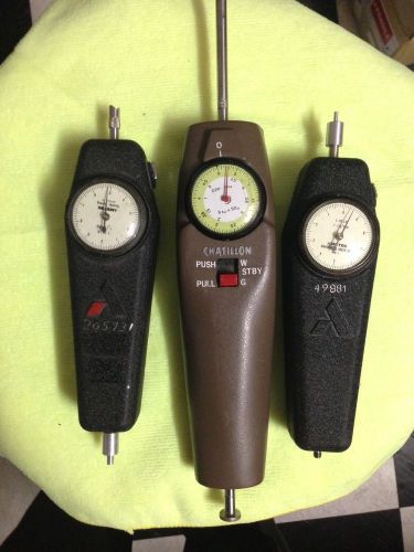 CHATILLON/AMETEC FORCE GAUGES LOT (3 units)