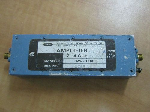 AEL Microwave RF Amplifier 2-4 GHz 16dBm  SMA  TESTED