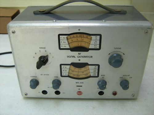 RCA WR-49A RF SIGNAL GENERATOR WR 49A