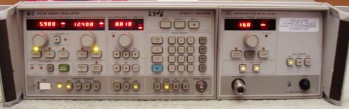 HP - AGILENT 8350B SWEEP OSCILLATOR W/83545A RF PLUG IN! CALIBRATED !