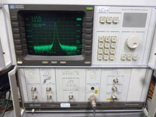 Hp/agilent 70000 wideband spectrum analyzer 20 hz to 2.9 ghz w/large screen l640 for sale