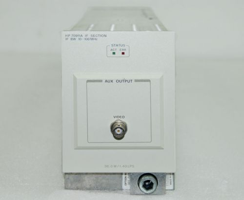 Hp/agilent 70911a ultra-wide bandwidth if module for sale