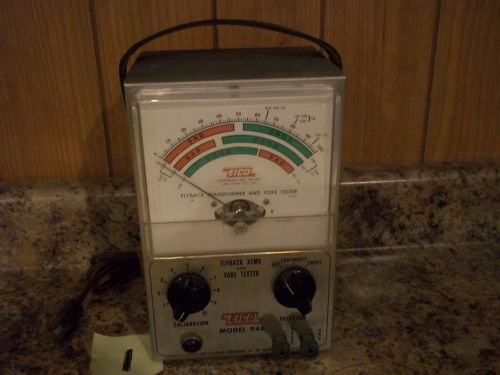 VINTAGE EICO 944 ELECTRONIC FLYBACK XFMR TRANSFORMER &amp; YOKE TESTER CALIBRATION