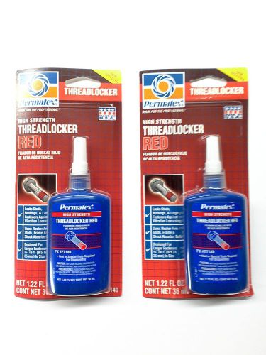 PERMATEX 27140 Nuts &amp; Bolts Heavy Duty RED Threadlocker-1.22oz -36mL Get 1 FREE