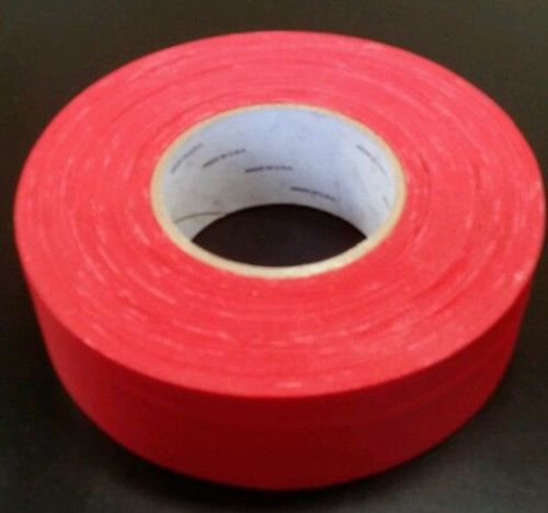 1 roll vinyl coated cloth tape gaffer 2&#034; x 180&#039; pro grade usa red gaffers for sale