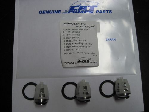 Cat Pump Valve Kit 30987 for models 651, 661, 1051 &amp; 1057, 316 Stainless Steel