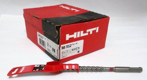 Hilti 3/8&#034; x 3&#034; KB TZ Zinc Concrete Wedge Anchors (50) pcs. &amp;Hilti Drill Bit New