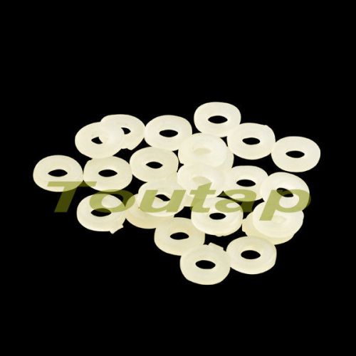 100X Plastic Nylon spacer Flat washers metric 2X5X0.9MM High quality New