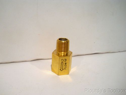 New Swagelok Brass 1/4&#034; FNPT x 1/4&#034; MNPT Snubber Fitting, B-4-SA-EG