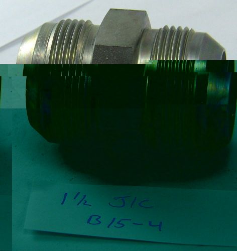 Hydraulic fitting, parker 1 1/4&#034; jic union, 20 jic, nos, #b15-4 for sale
