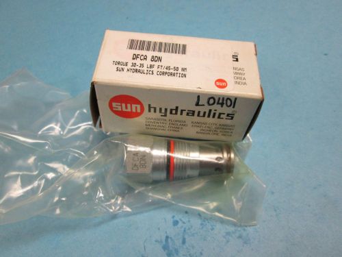 Sun Hydraulics DFCA-8DN VALVE CARTRIDGE NIP  NEW!!