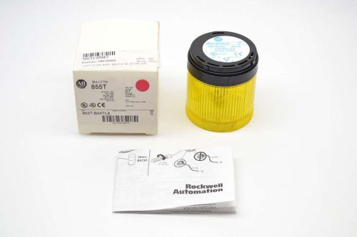 ALLEN BRADLEY 855T-B24TL8 YELLOW STACK TOWER SER C 24V-AC LED LIGHTING B442299