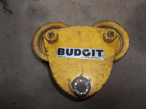 Budgit 1 Ton 2000 lb Hoist Beam Trolley Model M-1041