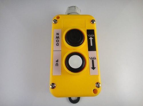 New hoist crane 2 pushbuttons pendant control station for sale