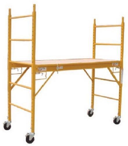 6-Foot Contractor Grade Multi-Purpose Rolling Scaffold 1000-LB Maximum Capacity