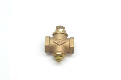 NEW MCD 1 IN NPT BRONZE THREADED PLUG VALVE D408698