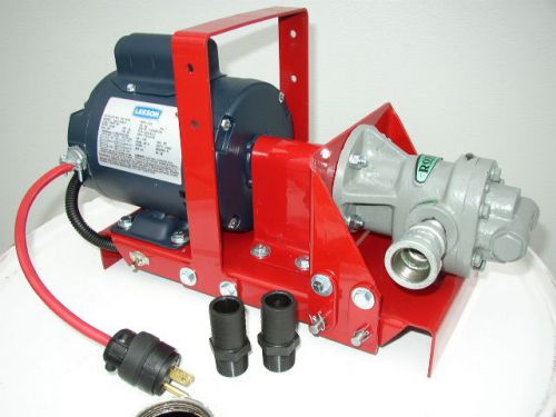 New Leeson MP2000DD Waste Oil Transfer Pump,Vegetable Oil,WVO,Biodiesel,10 GPM