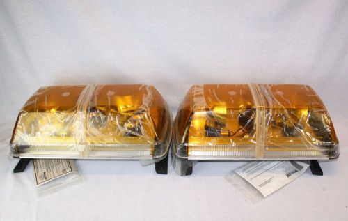 (Lot of 2) Whelen Centurion Series Amber Rotator Bar C200A00E Safety Lights