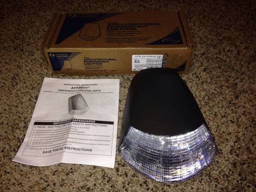 Lithonia affinity architectural emergency lighting afn prem | dark bronze | new! for sale