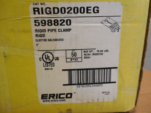 Erico - 2&#034; - rigid pipe clamp - for uni-strut - qty. -14 for sale