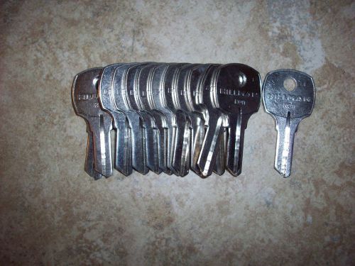 Lot Of 13 Hillman Brand RO11 Keyblanks, For National Rockford Cabinet Locks