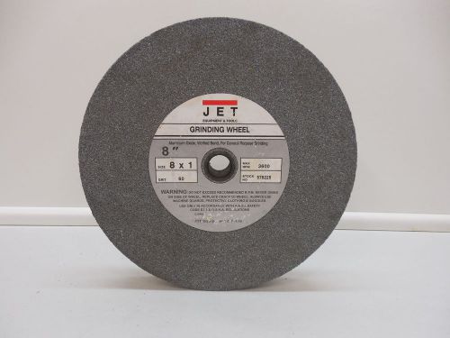 JET GRINDING WHEEL 8&#034; x 1&#034; x 5/8&#034; 60-GRIT RPM-3600 No.576225