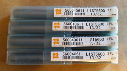 OSG 560040611 LIST 5600 13/32 3FL SOLID CARBIDE DRILL WITH THRU COOLANT (FREE S)