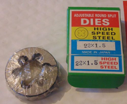 New m22x1.5 threading die, m22 - 1.5 thread, 2&#034; od,hss  #01 for sale