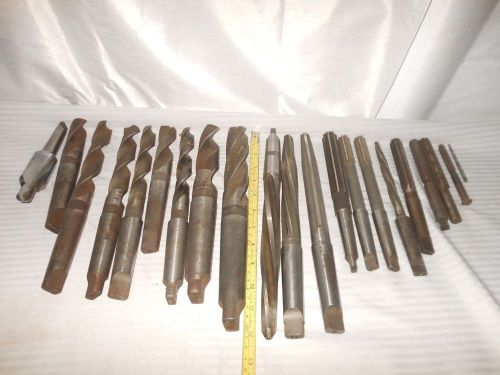 Lot Machinist Tool Standard High Speed Drill Bit Union Twist GTD Whitman Barnes