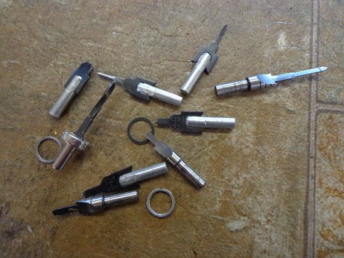 Machine Cutting bits-Lot of 8- Group of Cutting bits