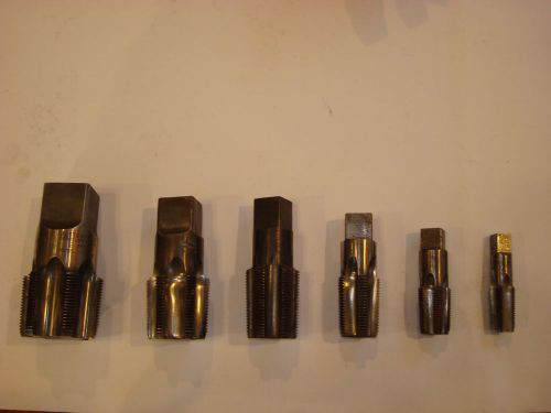 Pipe Tap Set 2&#034;, 1-1/2&#034;, 1-1/4&#034;, 1&#034;, 3/4&#034;, 1/2&#034;