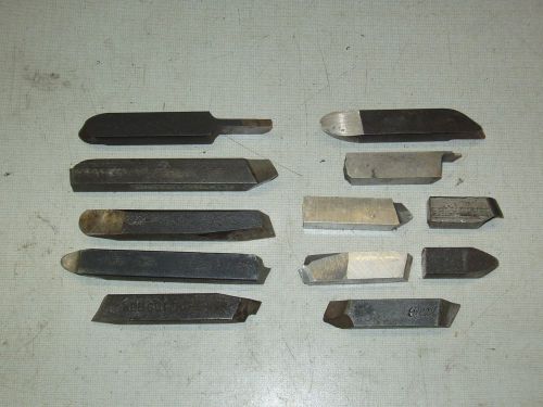 12 pcs. Used 1/2&#034; High Speed Steel Tool Bits,Lot.