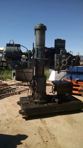 Carlton Radial Arm Drill 11&#034; column x 36&#034; arm