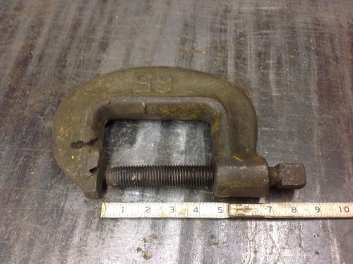 Armstrong No. 4&#034; Heavy Duty Bridge  C-Clamp, Shows Torch Marks FREE SHIPPING