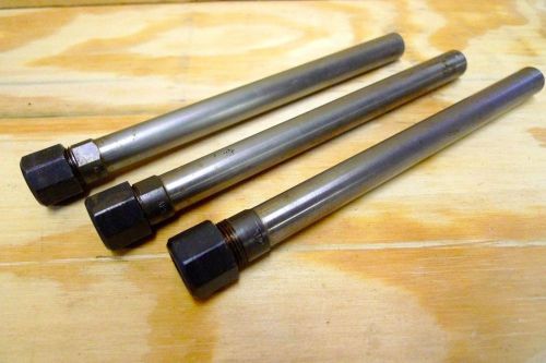 3 acura-flex collet chuck extension holder 1/2&#034; shaft 6.5&#034; long machinist tool*8 for sale