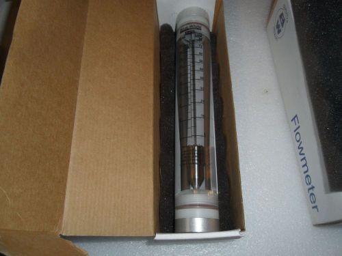 Blue-White F-41000LN-16 Mechanical Flow Meter Range 2 to 20 GPM NIB 2 for 1