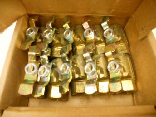 Lot of 10 - New Parker XV500P-8-04 Brass Ball Valve  1/2 ” Thread