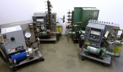 Lot of 4 IMS Thermolators Model 1, WS45SE, WS45EC 460V 3PH 3/4HP *GREAT DEAL*