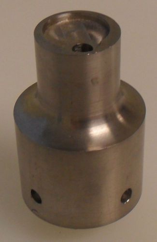 Branson Ultrasonic Welder Catenoidal Horn 459570 1-3/4&#034;Dia X 2-5/8&#034;H 1/4&#034; Thread