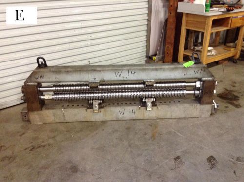 53&#034; Dual Roller Single Blade Knife Bar Gear Driven Slitter Box Tube Steel Top